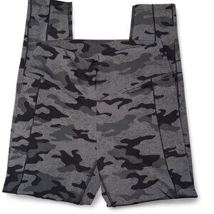 Victoria Secret Pink Active Grey Camo Compression Leggings Size Medium.